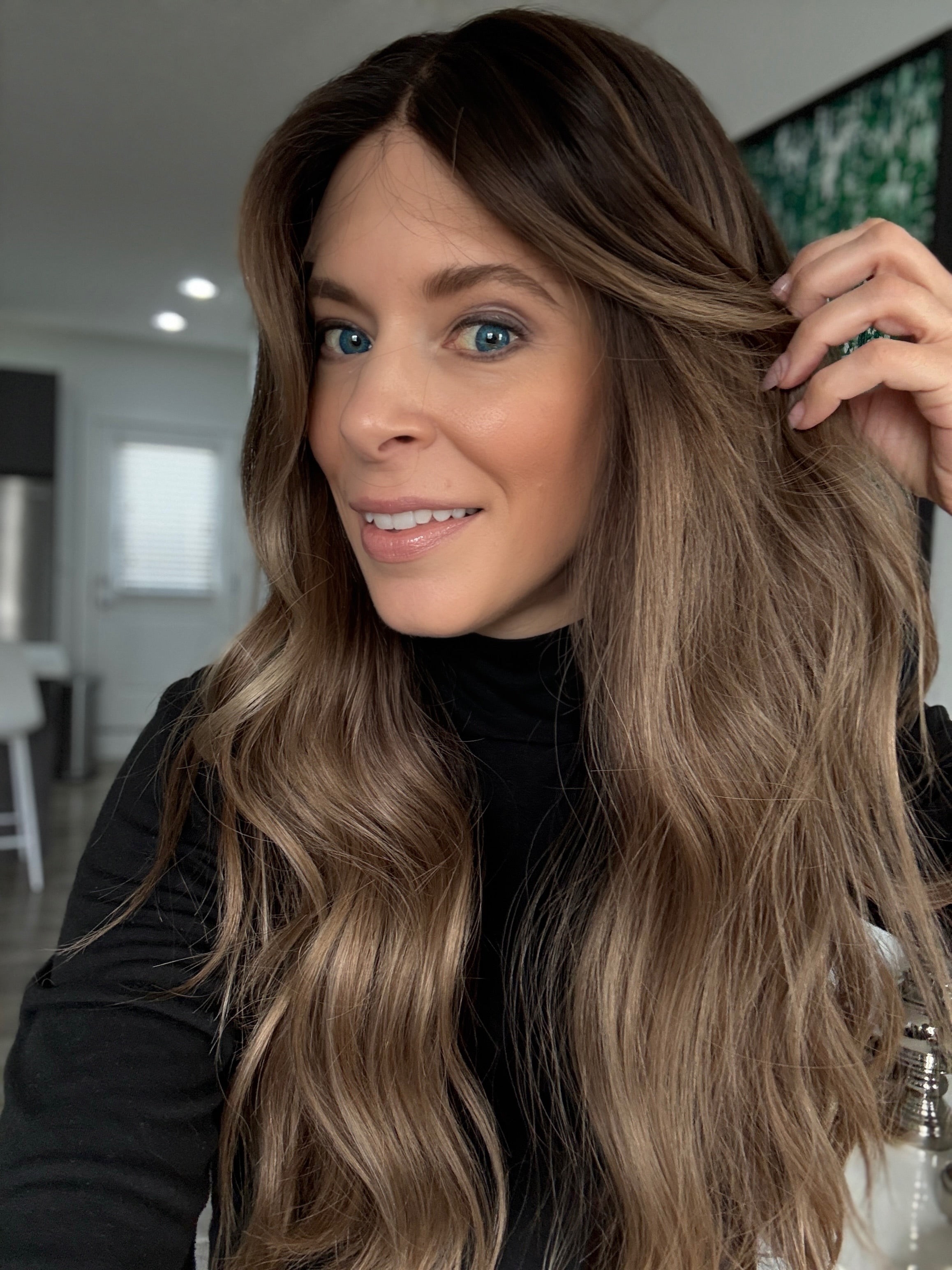 BISCOTTI BRONDE Contour Cap Lace Top (M)