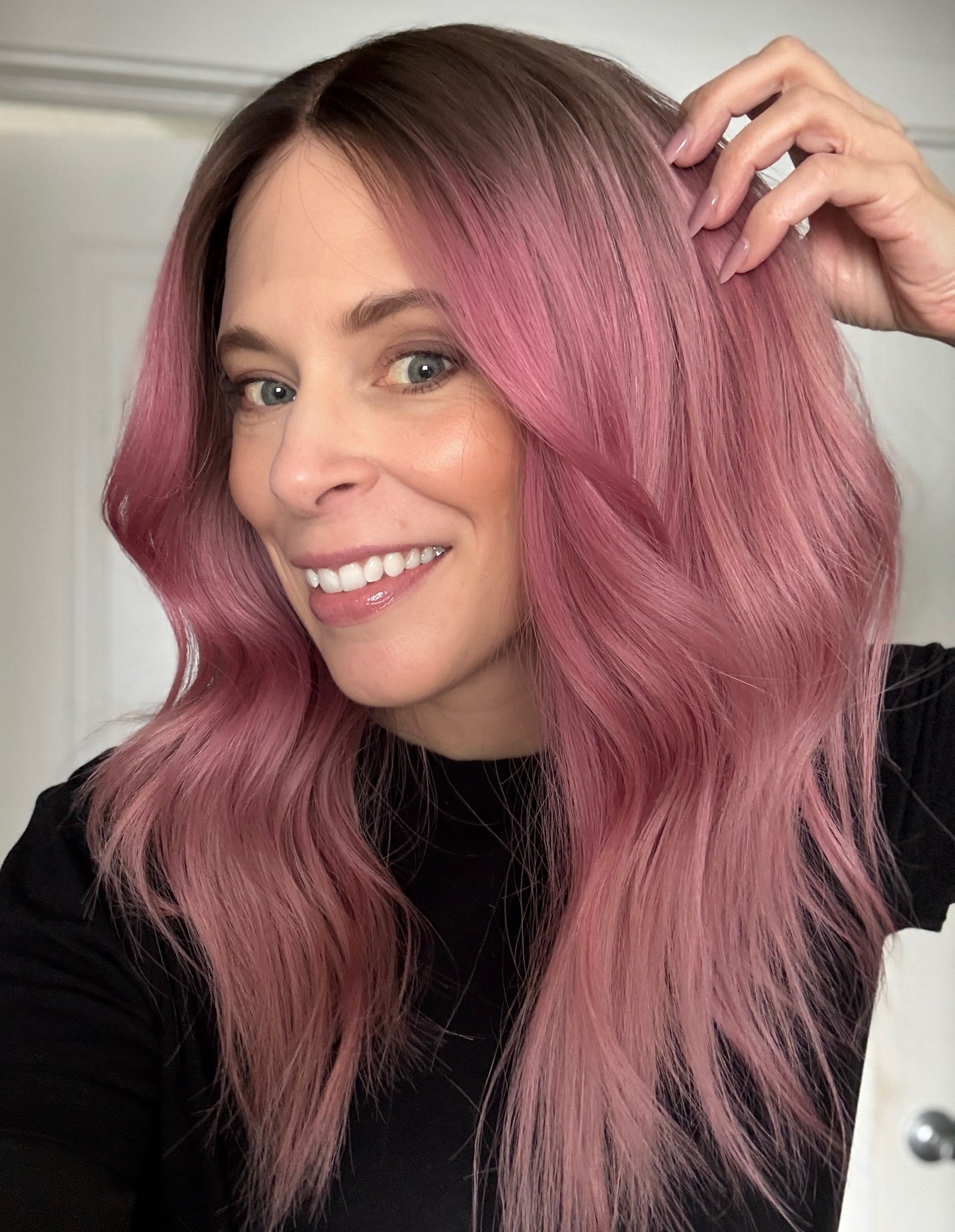 SUGAR POP PINK 20“ LACE TOP (S)