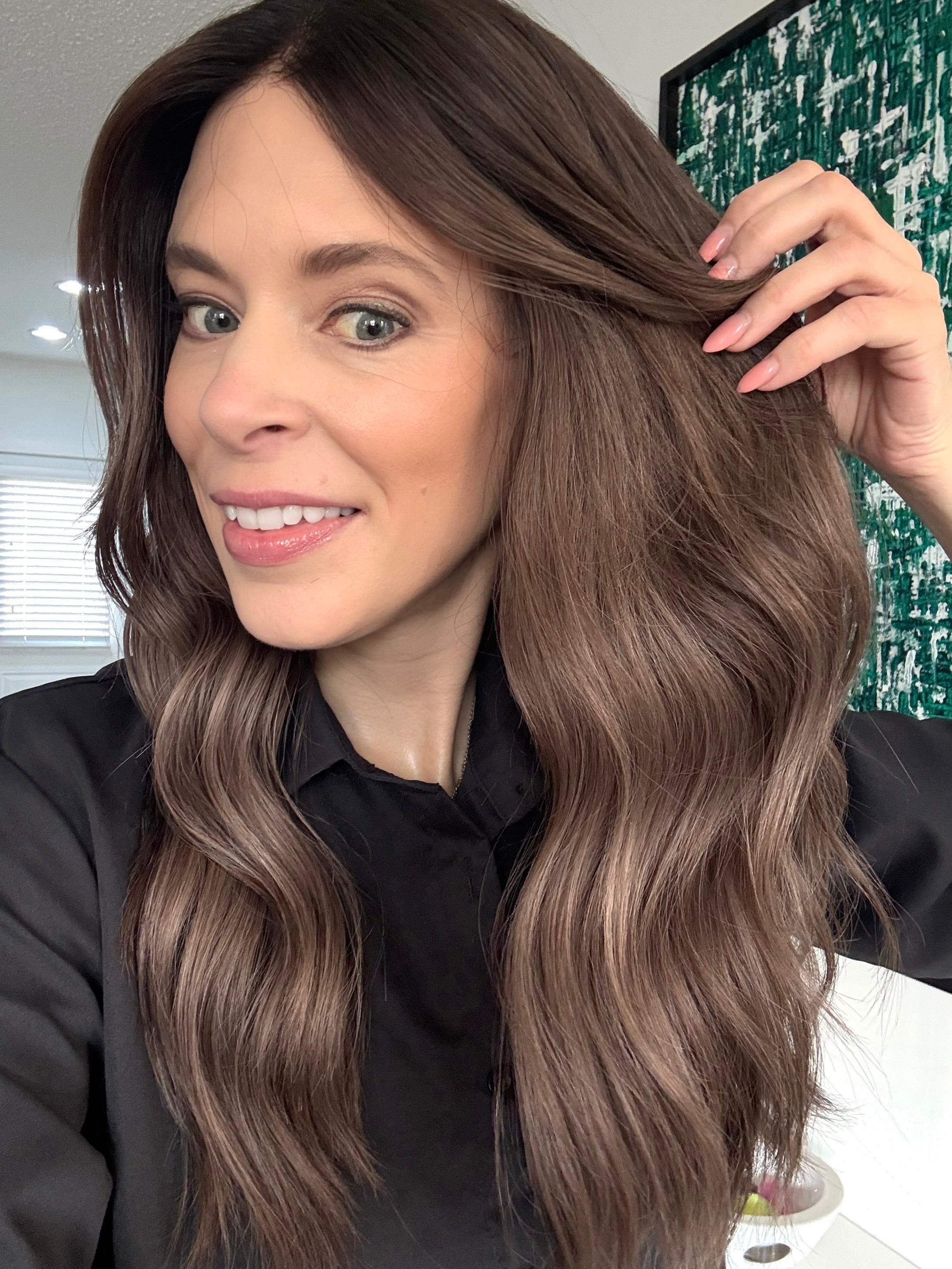 SMOKY MUSHROOM 22” PONY WIG (S)