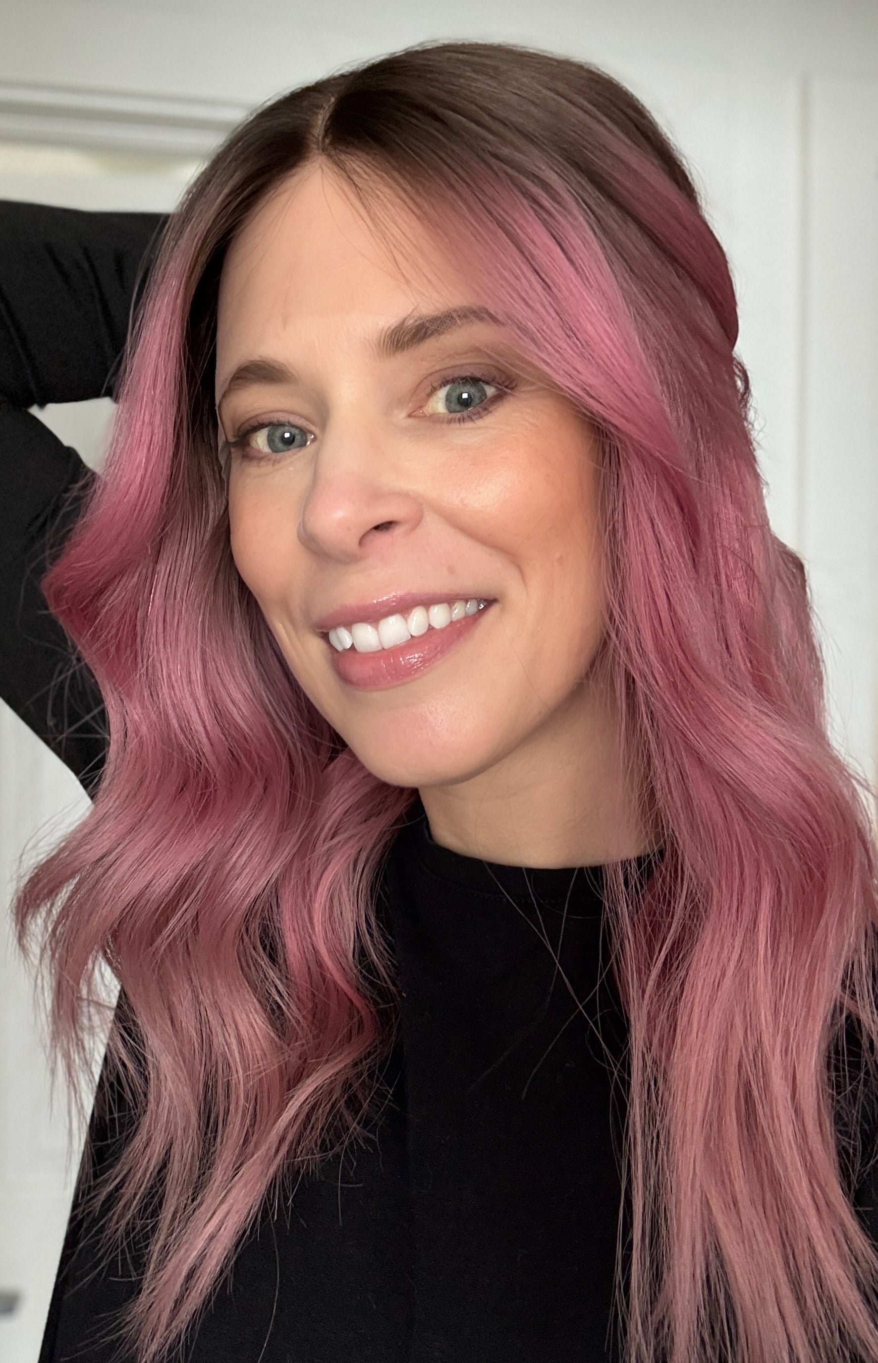 SUGAR POP PINK 20“ LACE TOP (S)