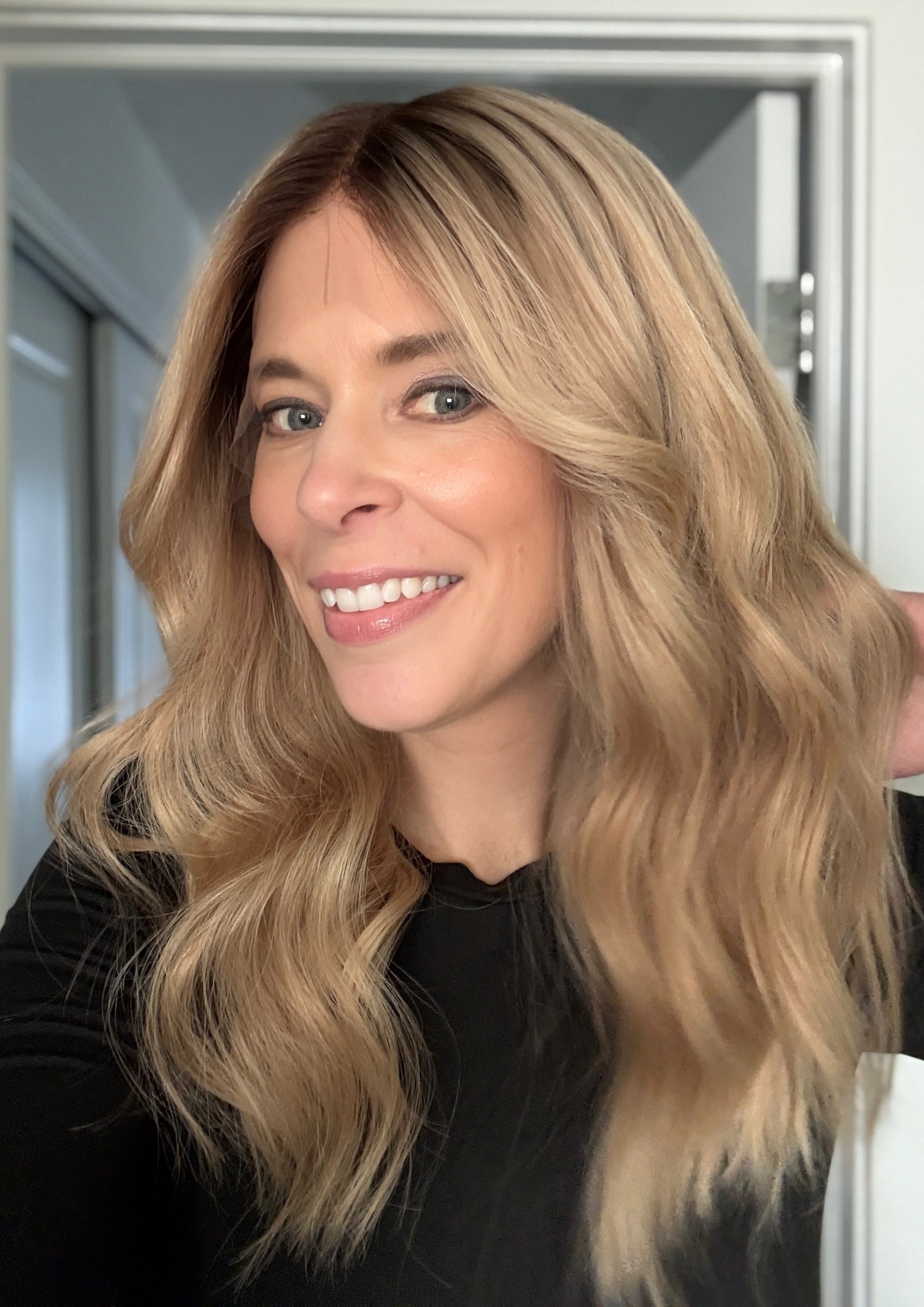 🖤SARA 20“ Fully Hand Tied Lace Front (M)